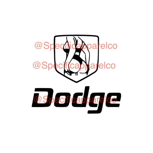 Dodge Chick Decal