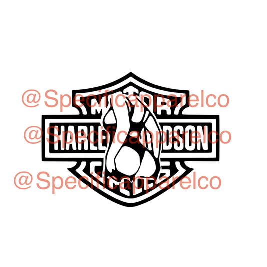 Harley Chick Decal