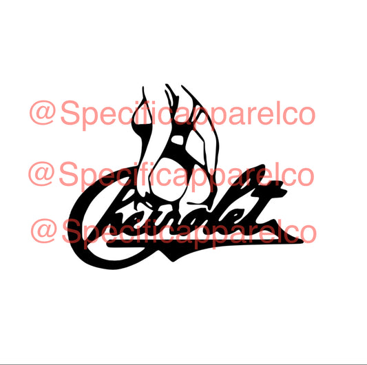 Chevrolet Chick Decal